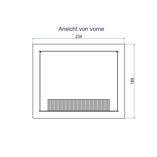 Produktbild WAD 135 350  -  Wandauslass WAD Rahmen mit Klappdeckel Typ 35, weiss
